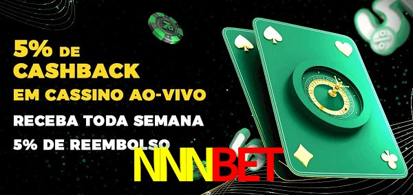 Promoções do cassino ao Vivo NNNBET